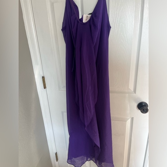 Purple strapless dress - Picture 1 of 4